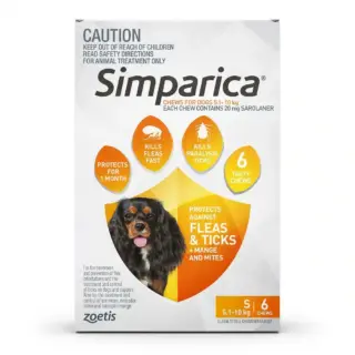 Simparica Orange For Small Dogs (5.1-10kg)